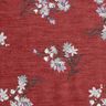 Voile de soie mélangée Bouquets de fleurs – carmin,  thumbnail number 6