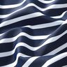 Tissus pour maillot de bain Rayures maritimes – bleu nuit/blanc,  thumbnail number 2