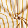 Tissu de décoration Semi-panama motif rayé abstrait – moutarde/nature,  thumbnail number 3