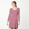 Jersey coton Medium uni – violet pastel,  thumbnail number 4