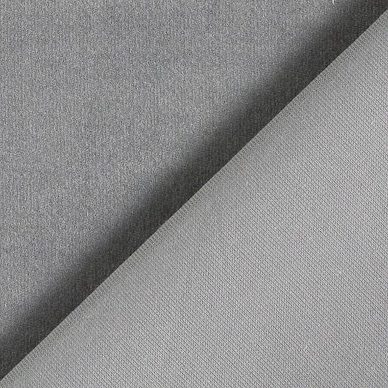 Velours stretch Velours côtelé fin uni – gris, image number 3