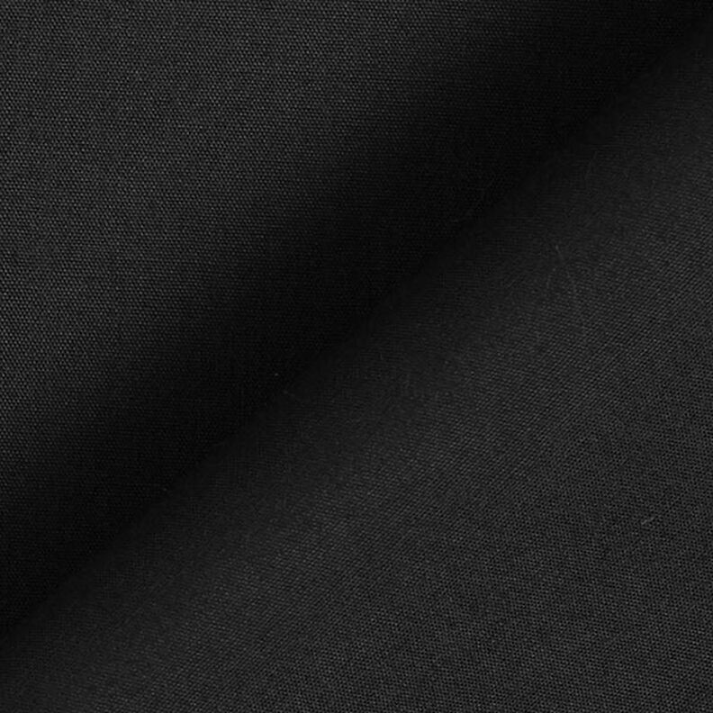 Tissu en polyester et coton mélangés, facile d’entretien – noir,  image number 3