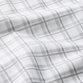 Popeline de coton Double carreaux – blanc/argent, 