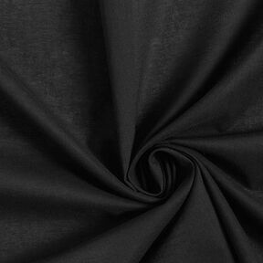 Batiste de coton Uni – noir, 