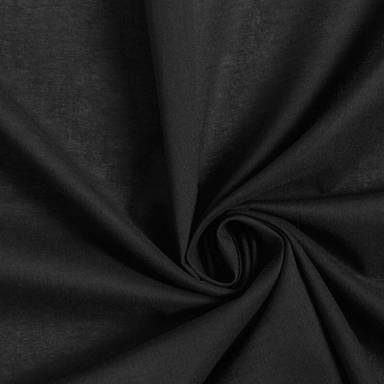 Batiste de coton Uni – noir,  image number 1