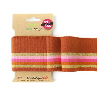 Bord-côtes bio Cuff Me GLAM  [140 cm | 7,5 cm] | Albstoffe | Hamburger Liebe, 