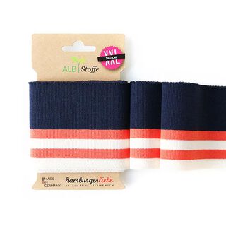 GOTS Bord-côtes bio CUFF ME COLLEGE [140 cm | 7,5 cm] | Albstoffe | Hamburger Liebe, 
