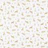 Tissu en coton Cretonne Renne et étoiles – ivoire/or,  thumbnail number 1