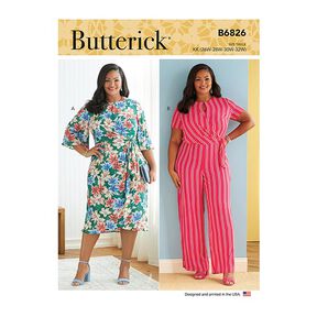 Robe portefeuille, Butterick B6826 | 52-58, 