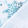 French Terry Cristaux de neige pour Noël | Glitzerpüppi – bleu ciel/pétrole légère,  thumbnail number 4