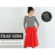 FRAU GINA - Jupe style portefeuille avec poches dans les coutures latérales, Studio Schnittreif  |,  thumbnail number 1