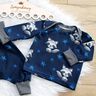Jersey coton Raton laveur et étoiles | Glitzerpüppi – bleu nuit/argent,  thumbnail number 5