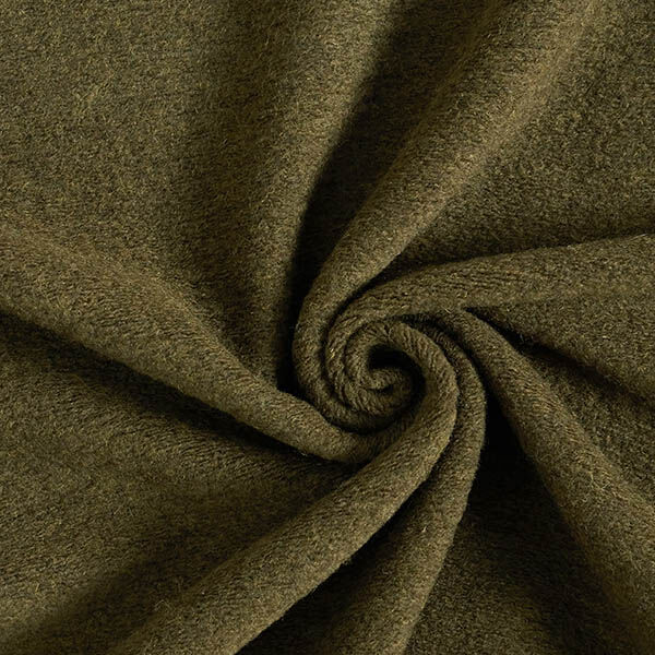 Maille pour manteau en laine mélangée chinée – pin foncé,  image number 1