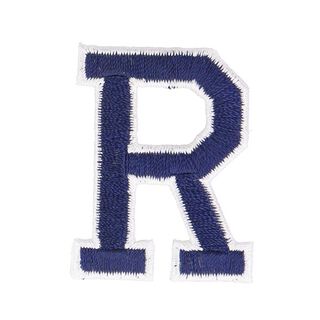 Application lettre R [ Hauteur : 4,6 cm ] – bleu marine, 