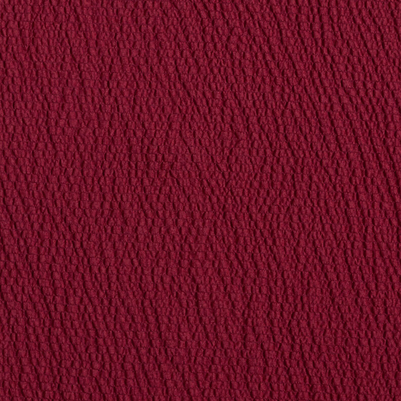 Cloqué léger uni – rouge bordeaux,  image number 1