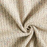 Tissu pour manteau en laine mélangée Chevrons – taupe,  thumbnail number 3