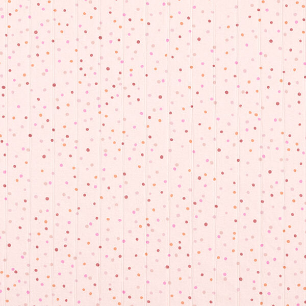 Jersey double couche Points – rosé – Échantillon,  image number 1