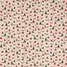Tissu de décoration Semi-panama pères Noël joyeux – nature,  thumbnail number 1