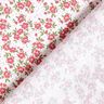 Popeline coton Blümchenmeer – rouge/blanc,  thumbnail number 4