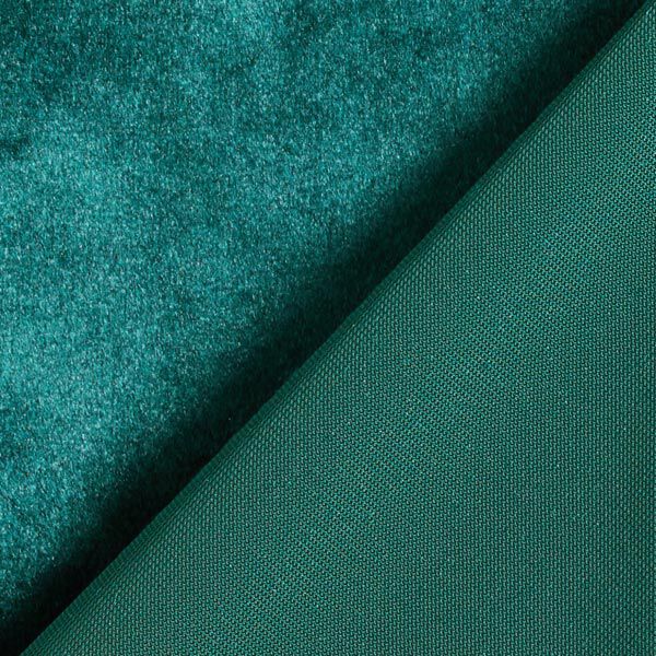 Tissu de décoration Velours – pétrole,  image number 3
