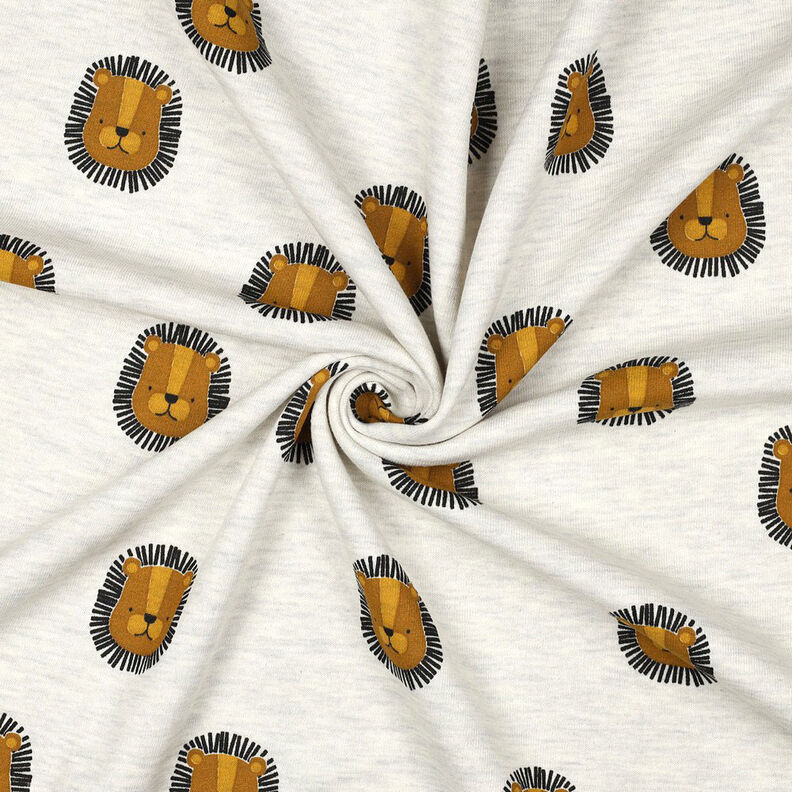Sweatshirt Lions | by Poppy – écru/brun faon,  image number 3