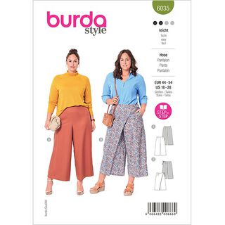 Pantalon, Burda 6035 | 44 – 54, 