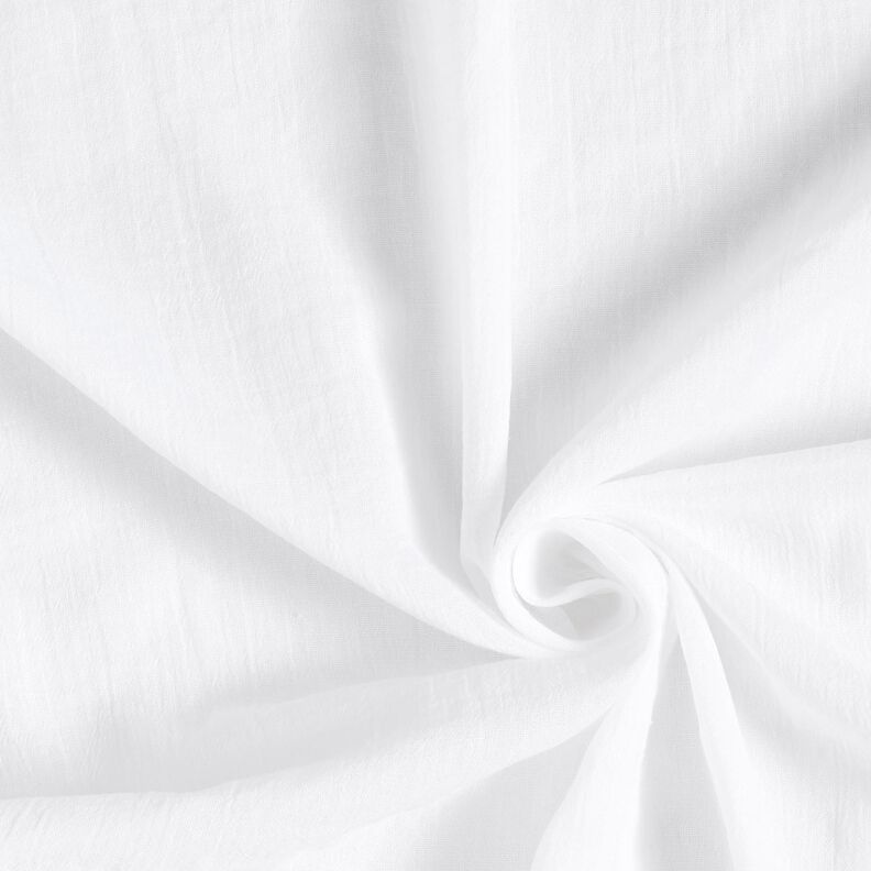Tissu crêpe Coton – blanc,  image number 1