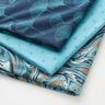 Jersey coton Feuilles de ginkgo – bleu marine,  thumbnail number 5
