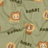 Jersey coton lion | Poppy Fabrics – pistache/brun faon,  thumbnail number 2