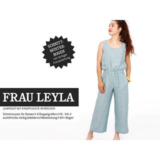 FRAU LEYLA - Combinaison avec patte de boutonnage dans le dos, Studio Schnittreif  | XS -  XXL, 