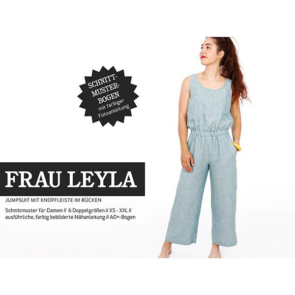 FRAU LEYLA - Combinaison avec patte de boutonnage dans le dos, Studio Schnittreif | XS - XXL, image number 1