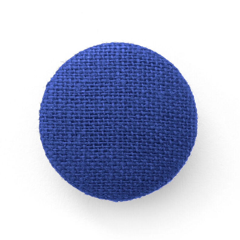 Bouton recouvert, Lin moyen – bleu roi,  image number 1