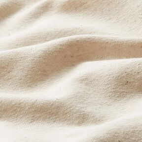 Jersey mélange coton lin uni – nature, 