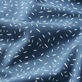 Jersey de coton Confettis – bleu jean, 