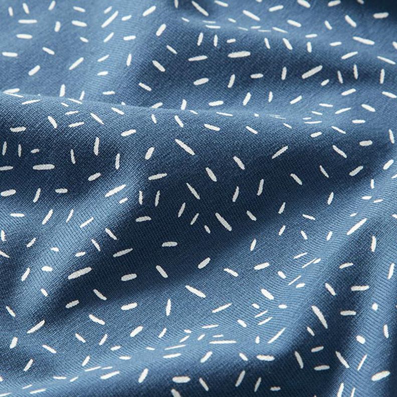 Jersey de coton Confettis – bleu jean, image number 2