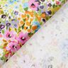 Tissu en coton Popeline Fleurs colorées – lavande/bleu,  thumbnail number 4