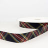 Biais Tartan [20 mm] – noir,  thumbnail number 1