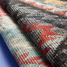 Tissu de décoration Gobelin Losanges Ethno – turquoise clair/beige clair,  thumbnail number 6