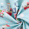 Tissu de décoration Semi-panama Navire de pirates – bleu bébé,  thumbnail number 3