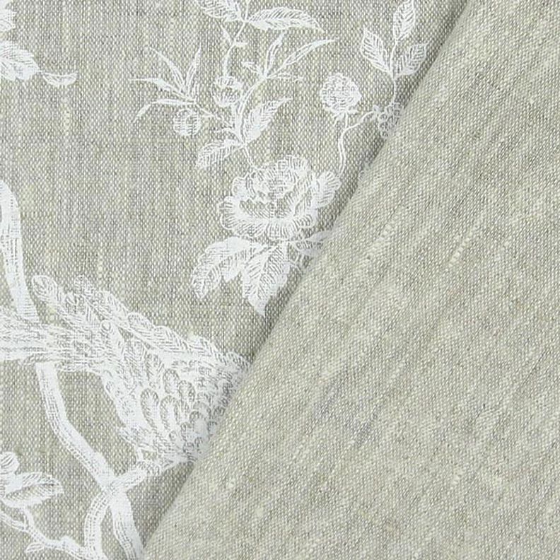 Lin de décoration Oiseaux – blanc,  image number 3