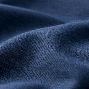 Denim de coton mélangé moyen – bleu marine, 