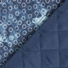 Tissu chambray matelassé Fleur en batik – bleu jean,  thumbnail number 5