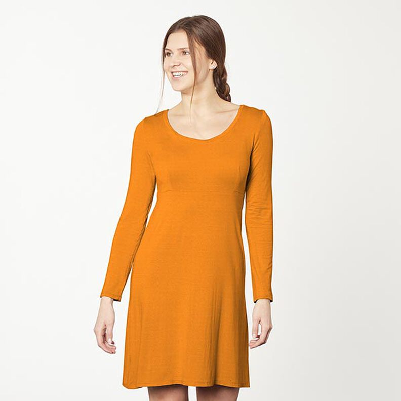 Jersey coton Medium uni – orange,  image number 6