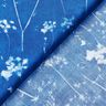 Tissu viscose Pissenlits – bleu roi/blanc,  thumbnail number 4