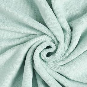 Tissu éponge douillet Bambou Uni – bleu aqua, 