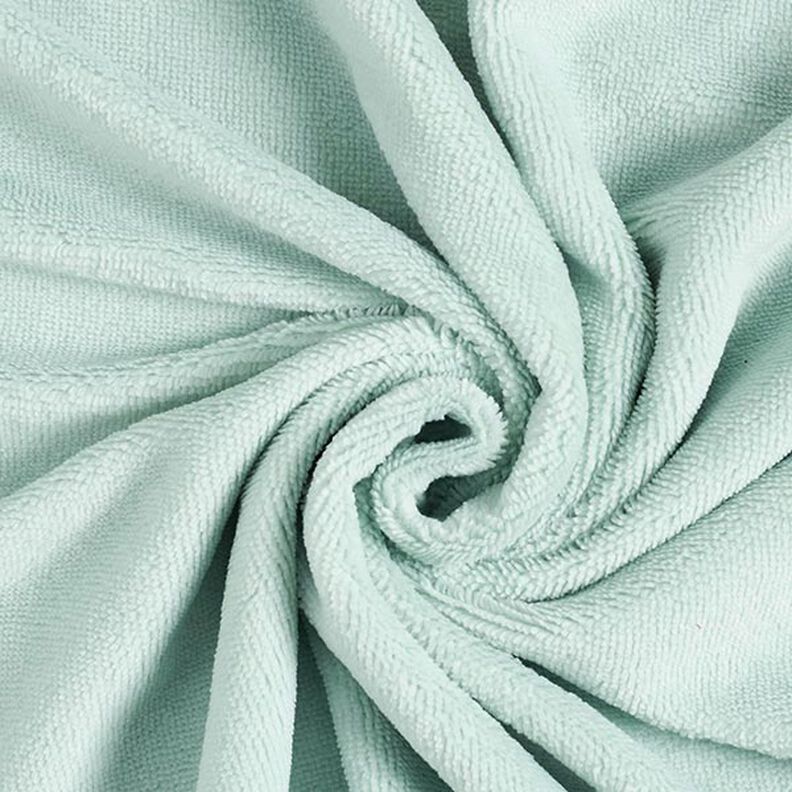 Tissu éponge douillet Bambou Uni – bleu aqua – Échantillon,  image number 1