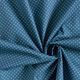 Coton enduit petits pois – bleu jean,  thumbnail number 4