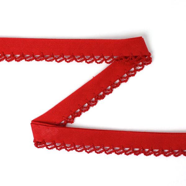 Biais avec bordure au crochet 14 – rouge, image number 1
