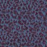 Tissu pour pantalon aspect denim à imprimé léopard – aubergine/bleu jean,  thumbnail number 1