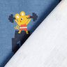 Jersey coton animaux remise en forme | PETIT CITRON – bleu acier,  thumbnail number 7